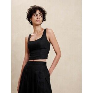 Banana Republic Black Crop Top